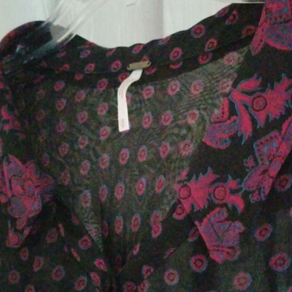 Free People Sheer Button Shirt - Picture 3 of 8